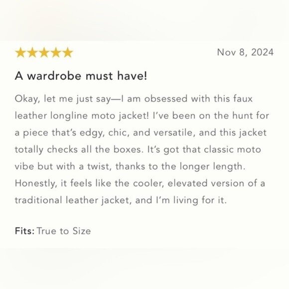 NWT Size 2X - Anthropologie Oversized Faux-Leather Moto Jacket (NWT US$ 168) - Picture 7 of 16